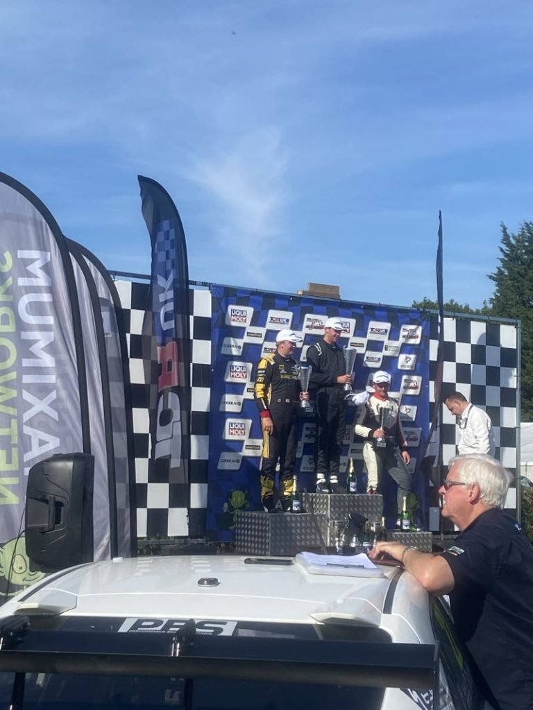 Castle Combe podium Chris Smiley